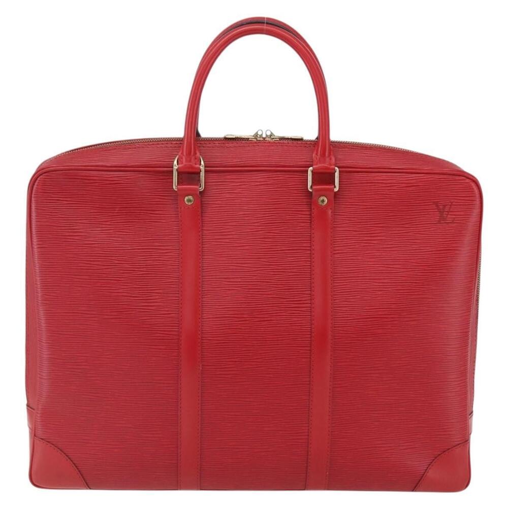 LOUIS VUITTON Epi Porte Documents Voyage Business Bag Red M54477 LV Auth 163817 - Picture 13 of 16